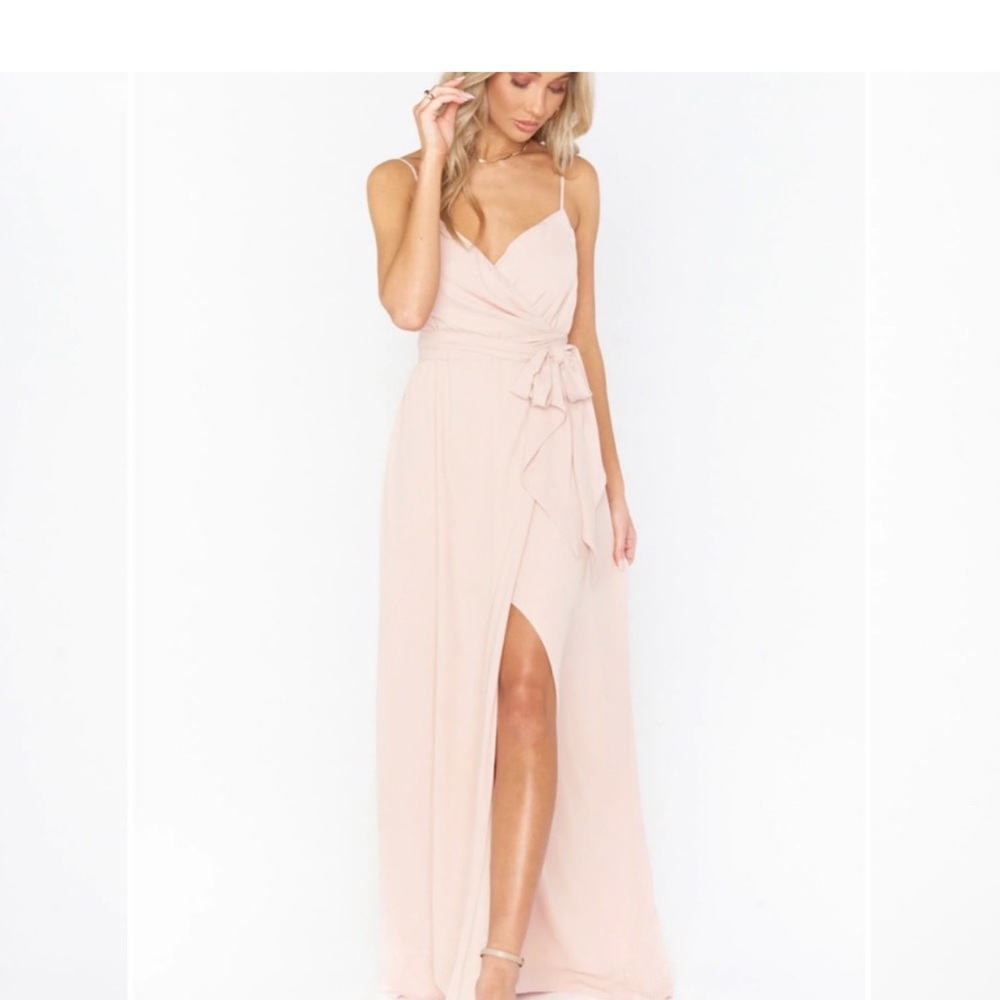 David’s bridal bridesmaid dress (petal petal)